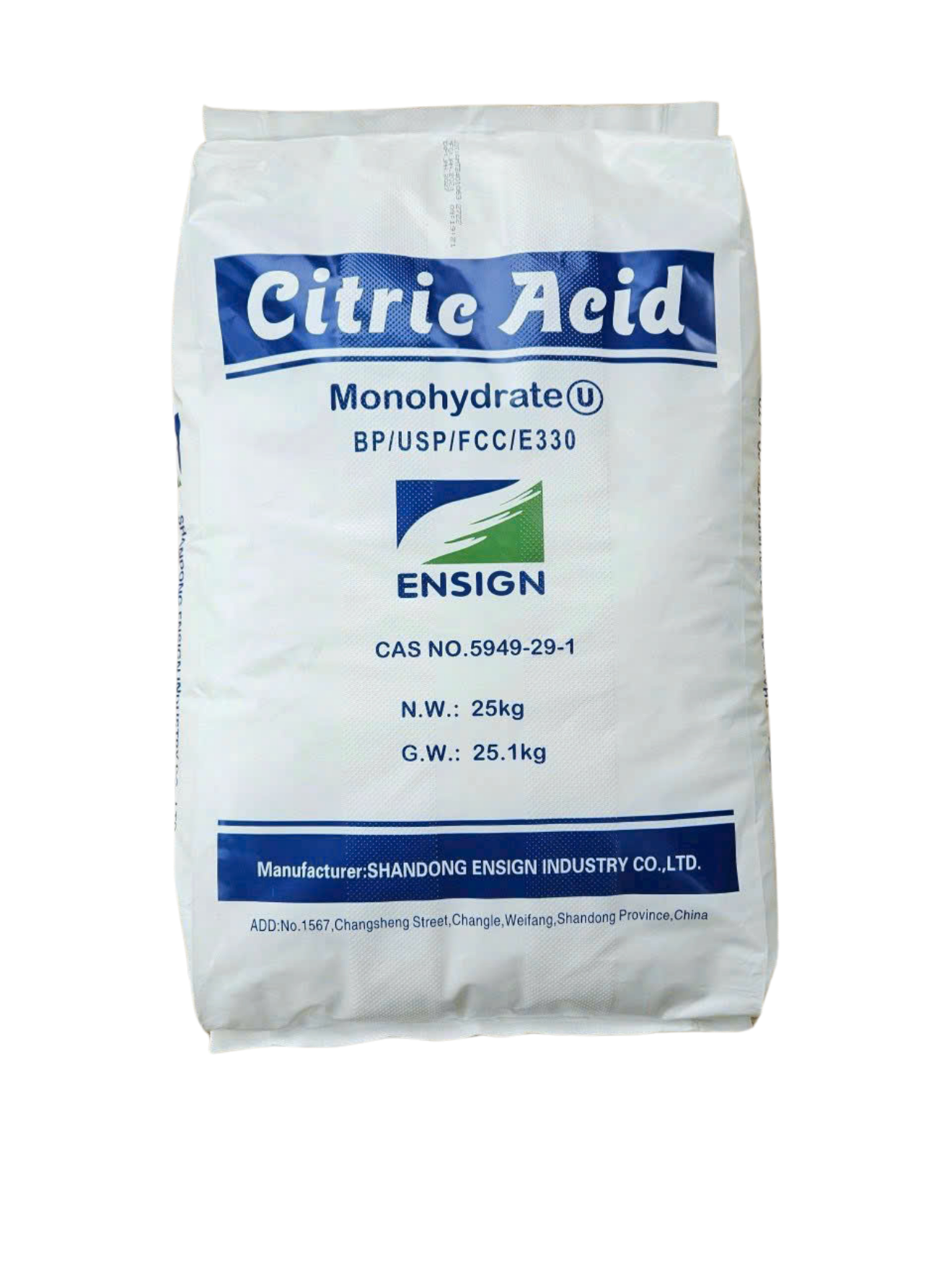 Citric Acid Anhydrous - C6H8O7