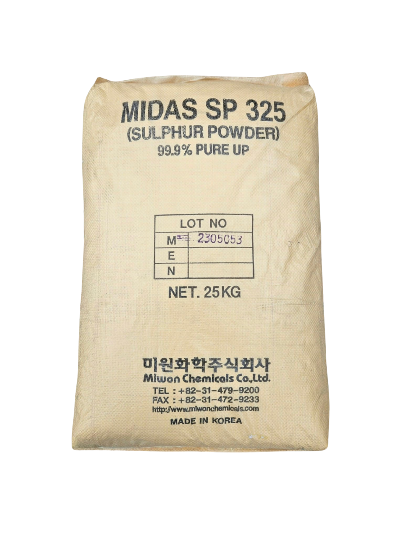 Lưu huỳnh bột - Midas SP 325 Mesh
