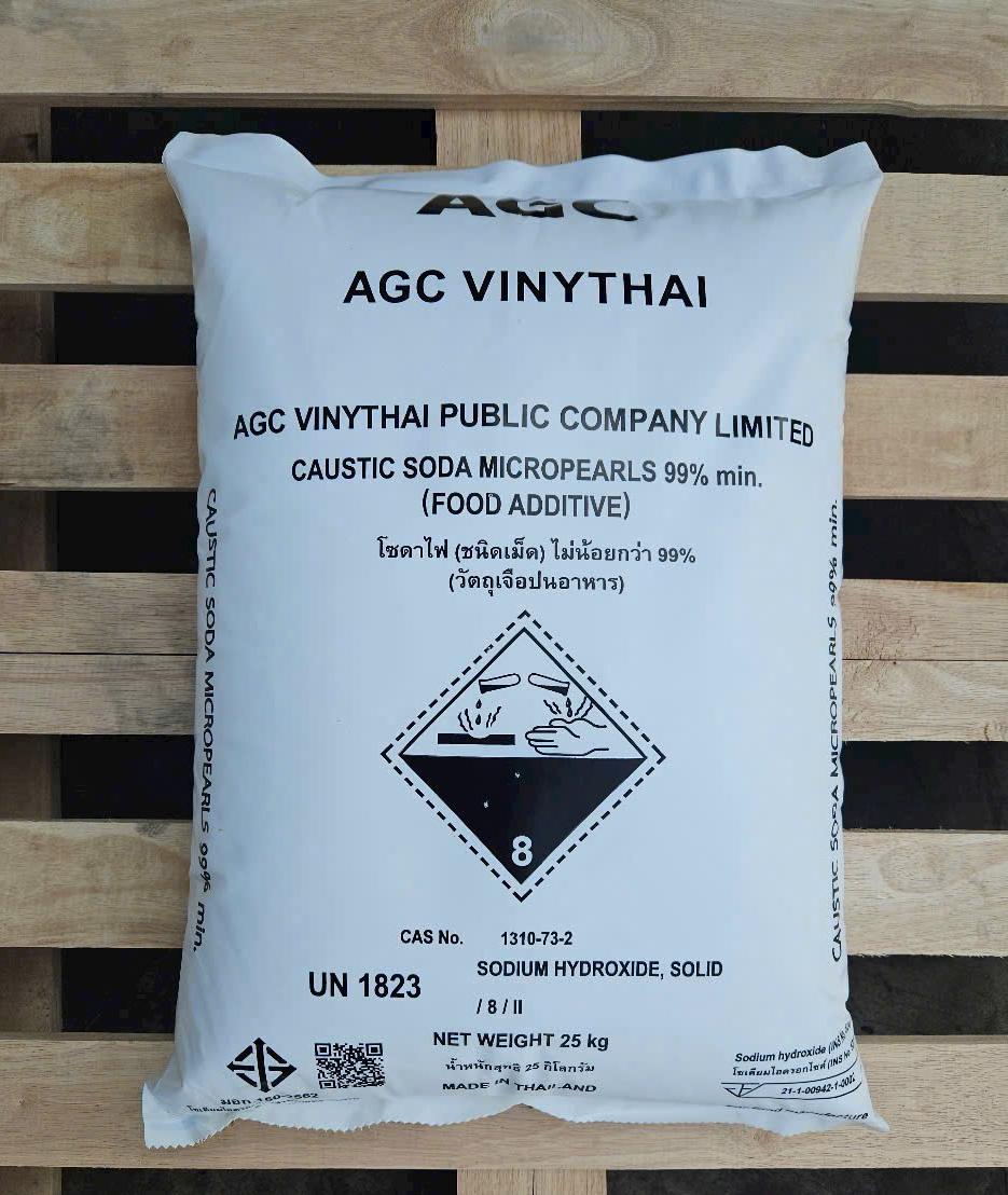 Caustic Soda Micropearls (Food Grade) - NaOH hạt