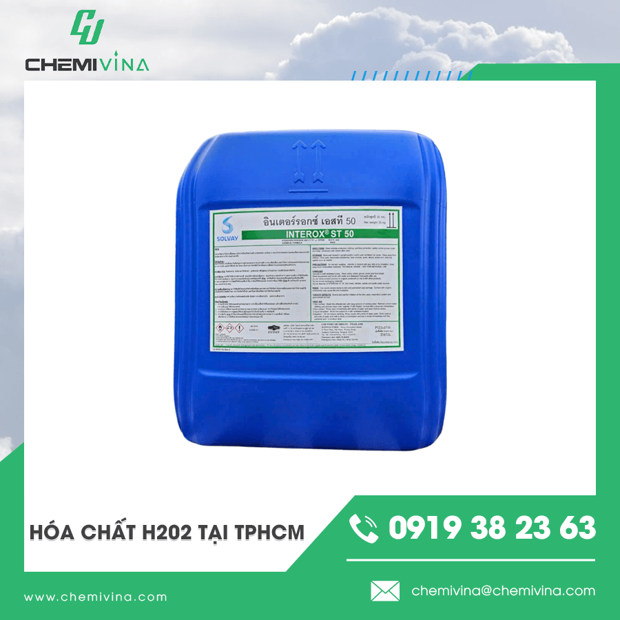 HÓA CHẤT H2O2 TẠI TPHCM - SẢN PHẨM QUAN TRỌNG TRONG NHIỀU NGÀNH CÔNG NGHIỆP