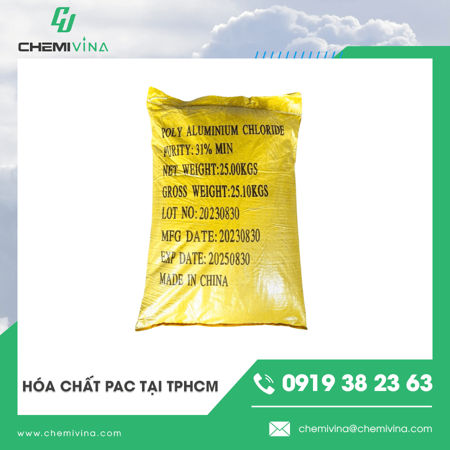HÓA CHẤT PAC TẠI TPHCM - GIẢI PHÁP XỬ LÝ NƯỚC ĐƯỢC NHIỀU DOANH NGHIỆP TIN DÙNG