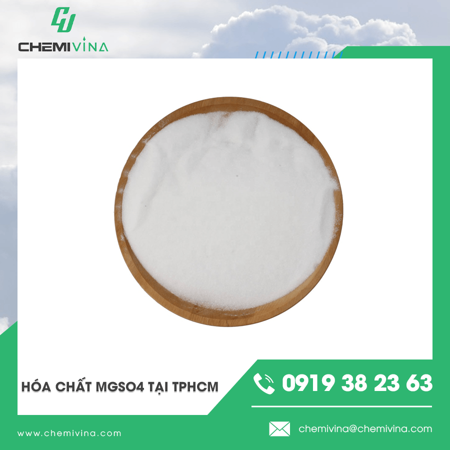 HÓA CHẤT MGSO4 TẠI TPHCM - NGUYÊN LIỆU ĐƯỢC ỨNG DỤNG RỘNG RÃI TRONG NHIỀU LĨNH VỰC