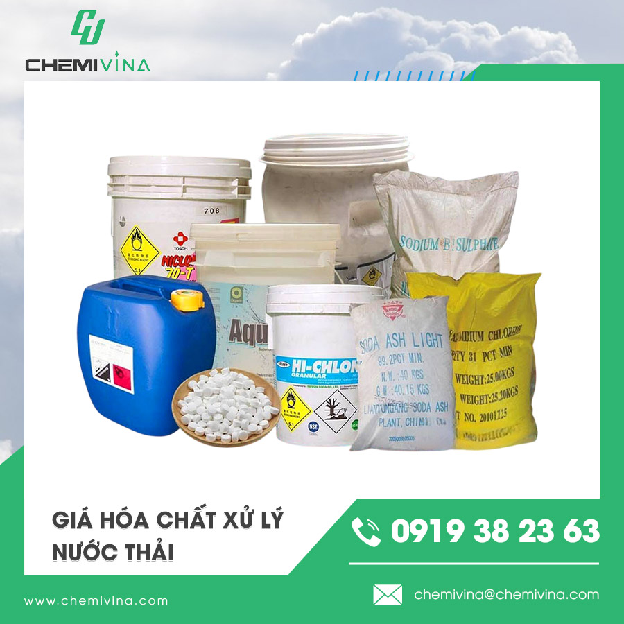 Giá hóa chất xử lý nước thải - Những yếu tố ảnh hưởng đến chi phí